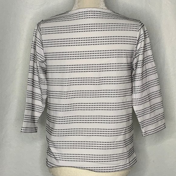 Blast Studio White 3/4 Sleeves with Black Dots 8PE - Picture 4 of 5